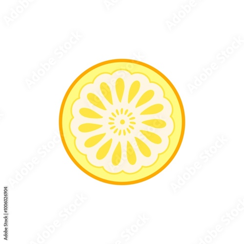 Fruit Orange simple draw