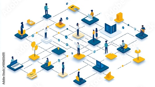 the A visual representation of Agile roles and responsibilities in a Scrum team.
