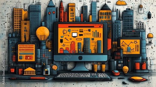 a An illustration of B2B e-commerce personalization and targeted marketing strategies.