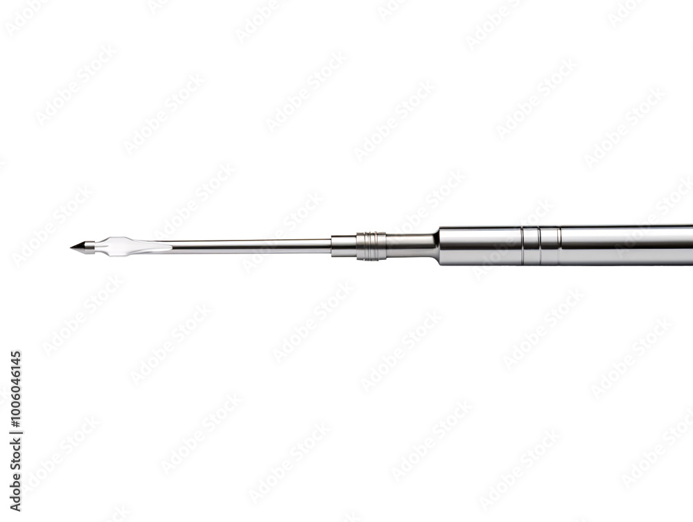 a long metal screwdriver with a hole in the end a long metal screwdriver with a hole in the end