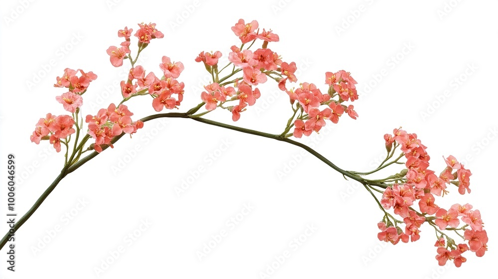 Fototapeta premium Delicate Pink Flower on a Branch