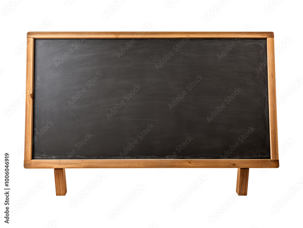 a blackboard with wooden frame a blackboard with wooden frame