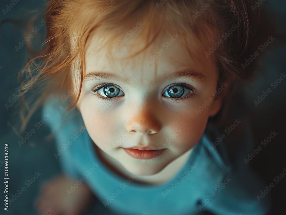 Child with blue eyes Child with blue eyes