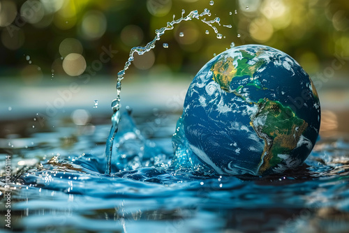 Wallpaper Mural Beautiful greeting card with holiday composition for world environment day Torontodigital.ca