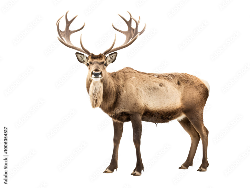 Obraz premium a deer with large antlers