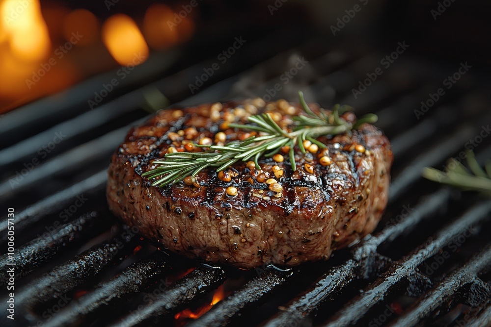 Juicy steak, fried meat. Delicious view Juicy steak, fried meat. Delicious view