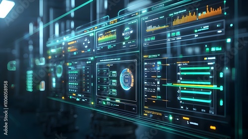 Futuristic Interface Data Analysis