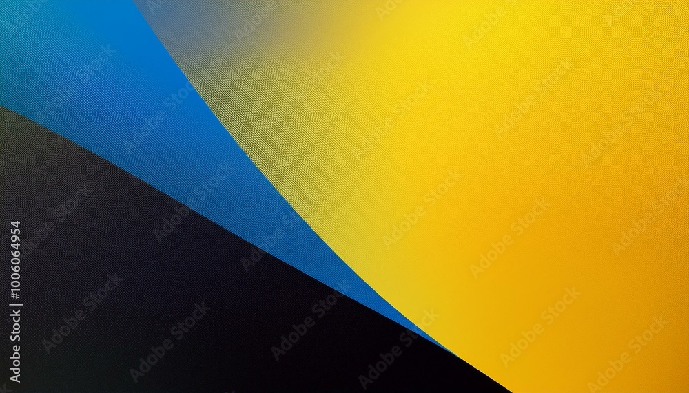 Abstract Black Blue Yellow Gradient Textured Background - Modern Art Design with Grainy Finish for Creative Projects and Digital Designs