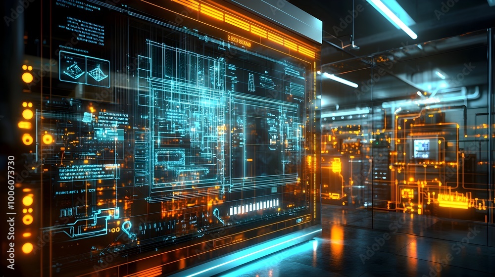 Futuristic Tech Interface Futuristic Tech Interface