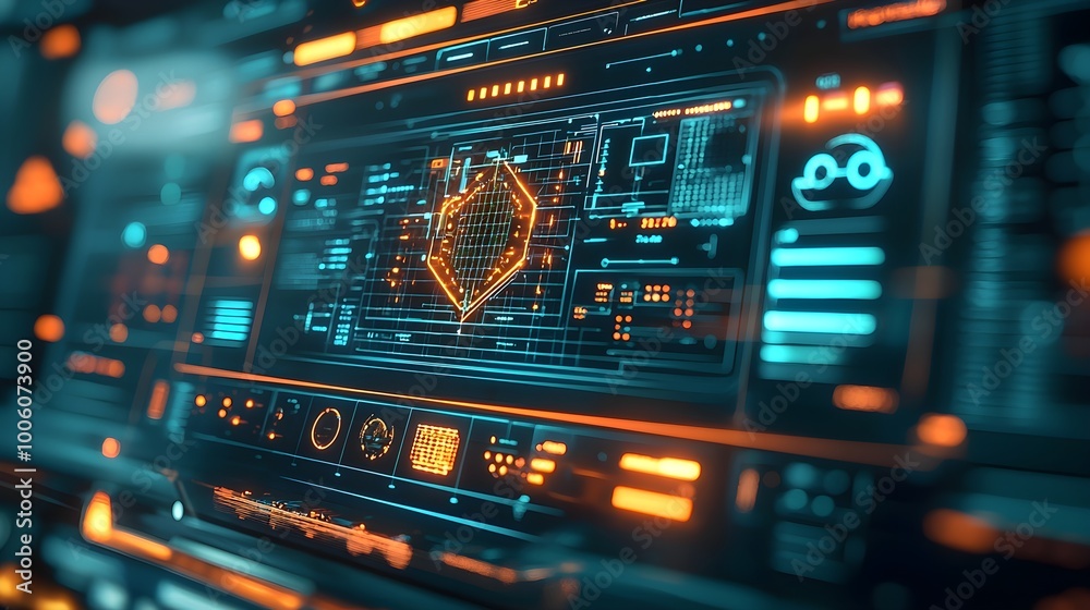 Futuristic Tech Interface Futuristic Tech Interface