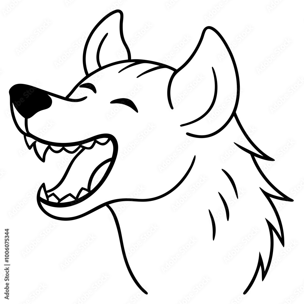 Hyena Laughing with Open Mouth Vector Illustration Fun Animal Art
Hyena Laughing with Open Mouth Vector Illustration Fun Animal Art