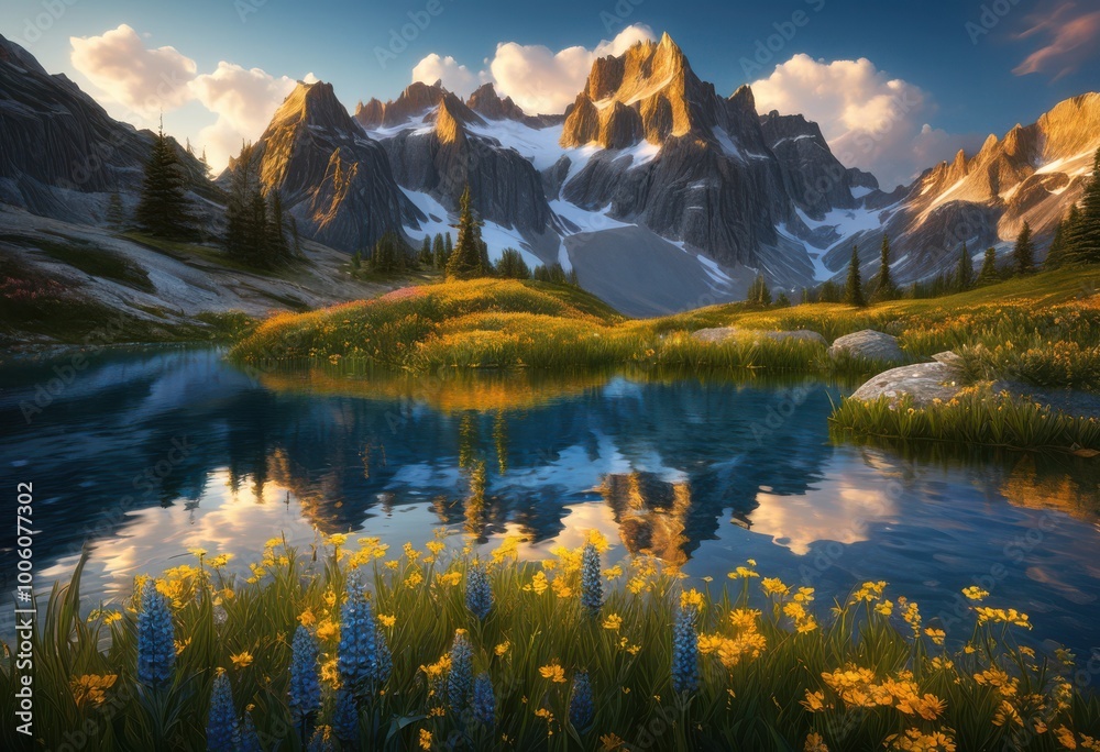 Naklejka premium explore stunning scenic landscapes featuring picturesque travel destinations breathtaking natural environments, adventure, bay, beauty, countryside