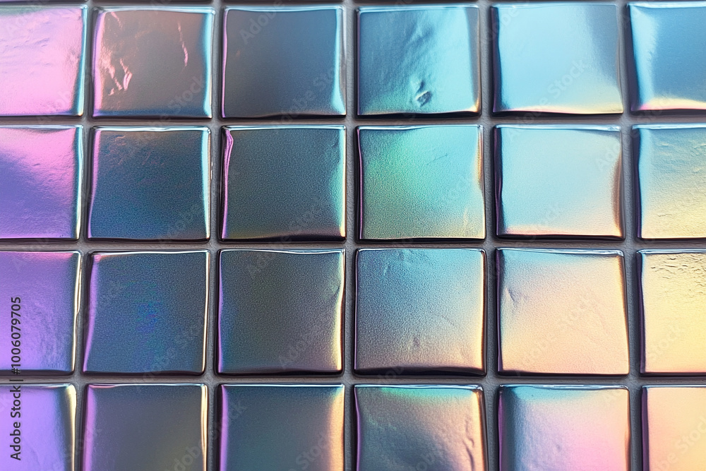 Holographic Tile Style Texture Pattern
Holographic Tile Style Texture Pattern