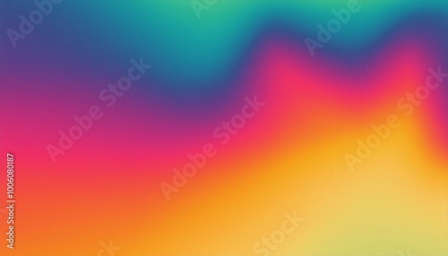 retro vibrant gradient background with thermal heatmap effect and grain texture