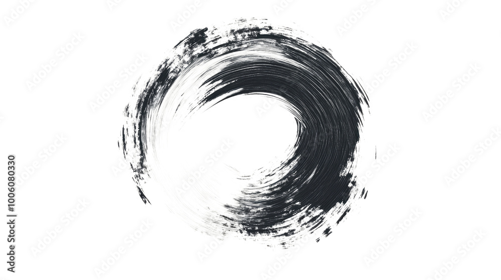 circle brush stroke on transparent background circle brush stroke on transparent background