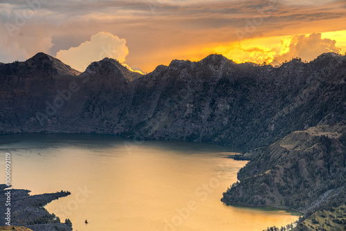 Indonesia, Rinjani, Lombok, mountans, vulkano,