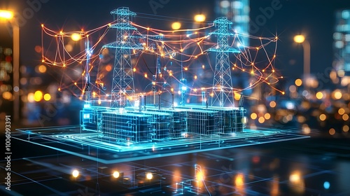 Smart City Power Grid photo