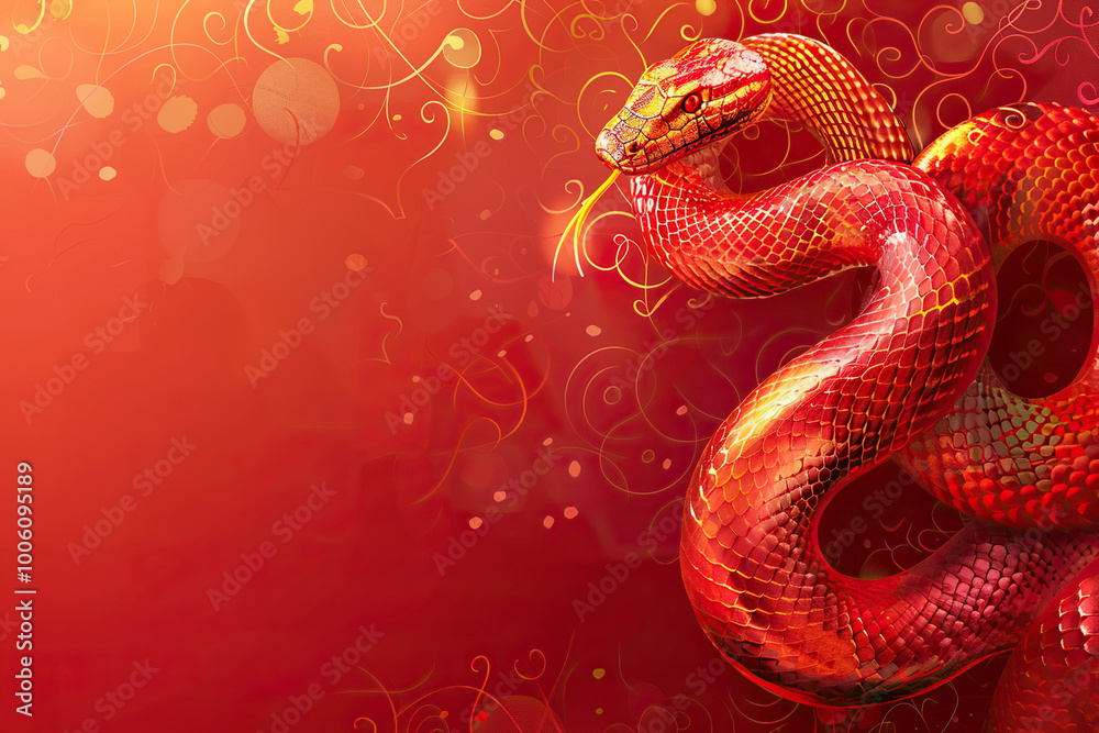 Obraz premium Beautiful greeting card with holiday composition for happy and joy celebrate New Year