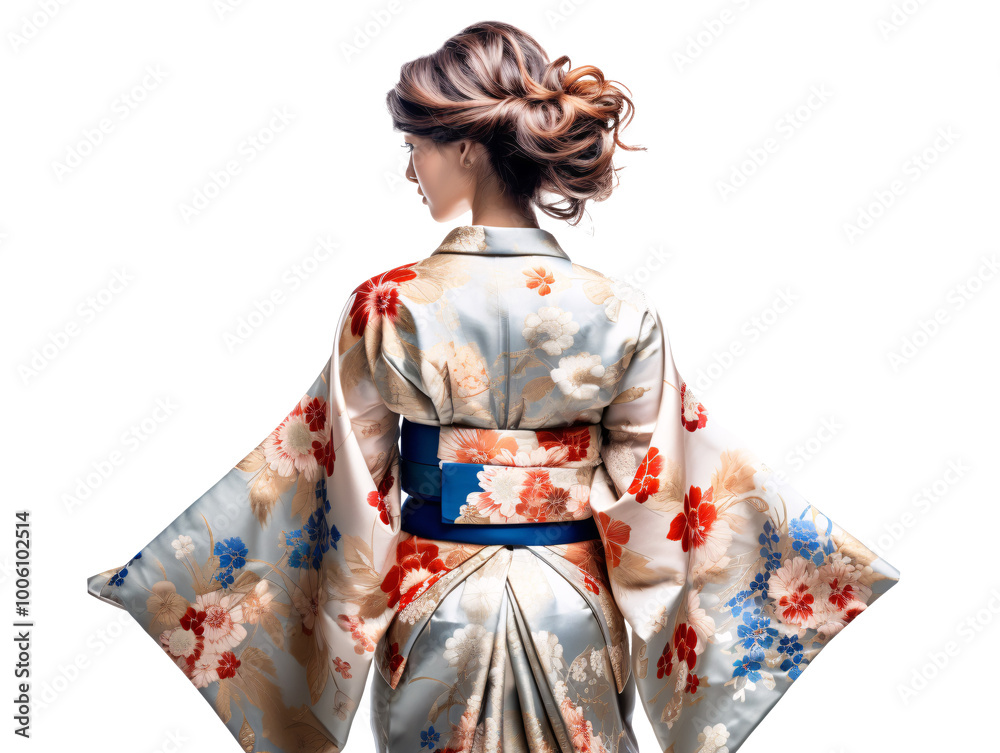 Fototapeta premium a woman wearing a kimono