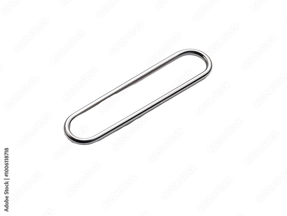 a silver oval object on a white background a silver oval object on a white background