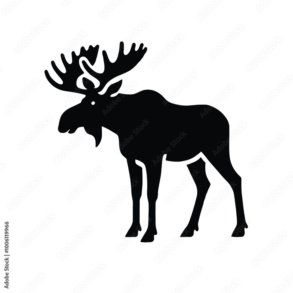 Majestic Moose Silhouette Majestic Moose Silhouette