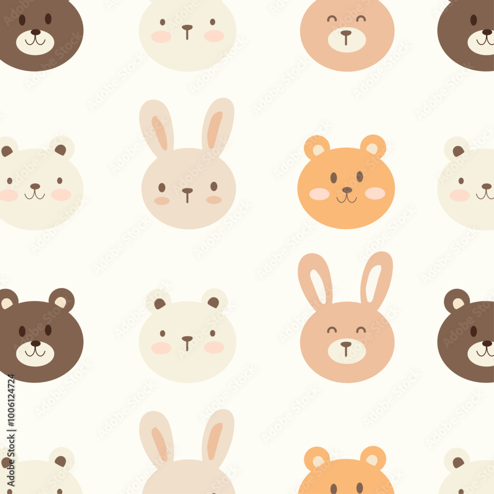 Bear - rabbbit pattern Bear - rabbbit pattern