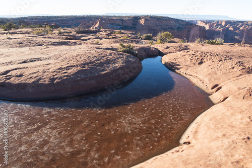 Puddles at Canyon de Chelly National Monument, Arizona
 photo