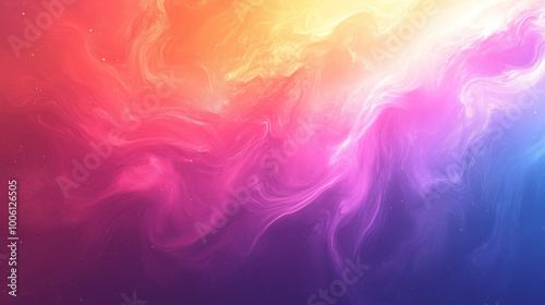 Vibrant Cosmic Swirl with Fiery Pink and Purple Hues