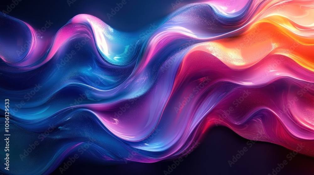 Abstract Colorful Waves Abstract Colorful Waves