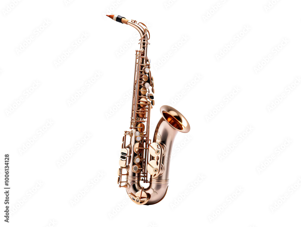 Naklejka premium a close up of a saxophone