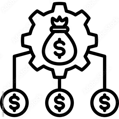 Capital Structure Icon