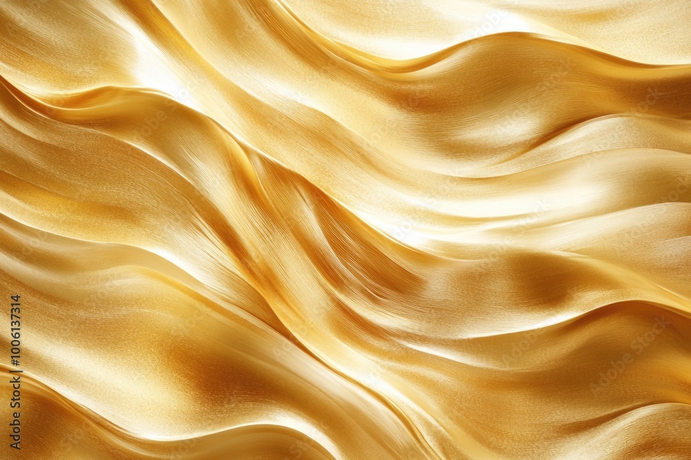 Obraz premium Golden Fabric Close Up