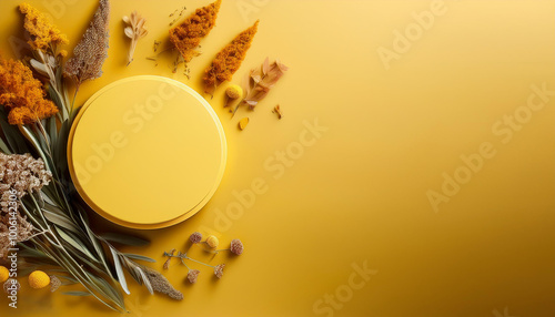 A podium for product display, food, cosmetics.