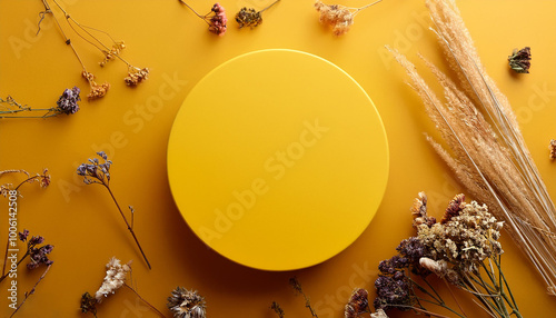 A podium for product display, food, cosmetics.