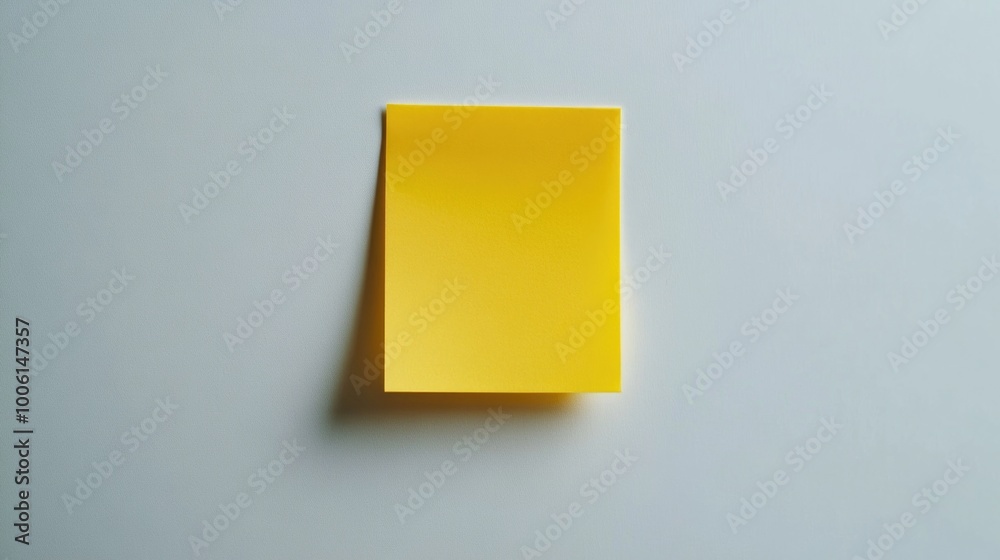 Yellow Paper on White Surface Yellow Paper on White Surface