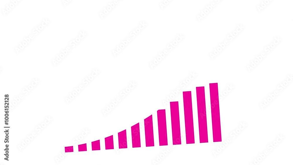 The statistical curve rises. Animation illustration of rising statistical curve with business profit sign. The statistical curve rises. Animation illustration of rising statistical curve with business profit sign.