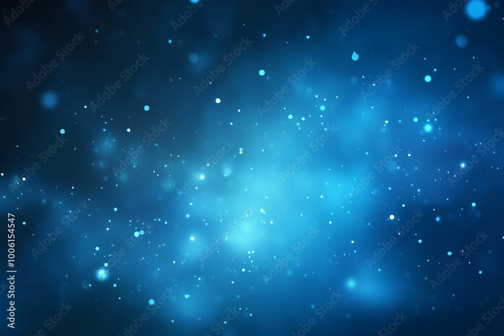 Obraz premium 青の背景素材, 雪, ボケ, フレア