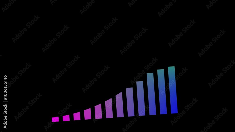The statistical curve rises. Animation illustration of rising statistical curve with business profit sign. The statistical curve rises. Animation illustration of rising statistical curve with business profit sign.