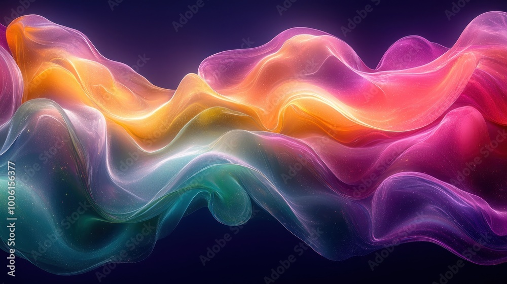 Obraz premium Abstract Flowing Colors
