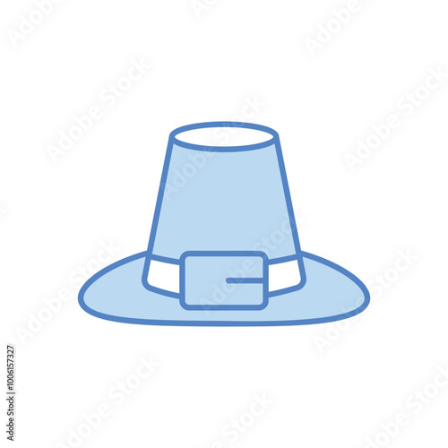 Pilgrim Hat vector icon