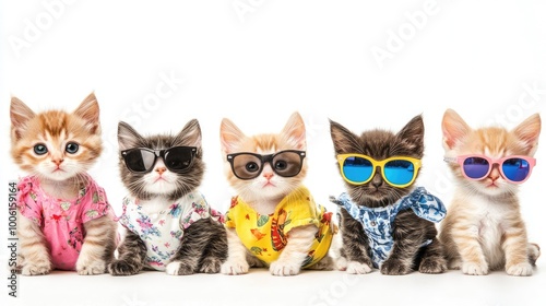 Cats in Sunglasses and Clothes