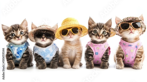 Cats in Sunglasses and Clothes