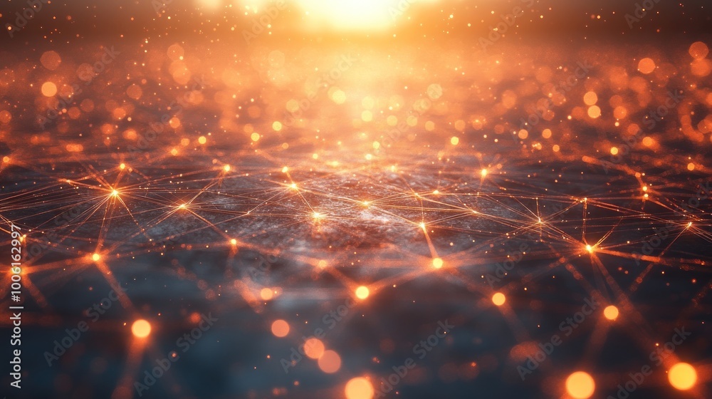 Fototapeta premium Abstract Network Connection