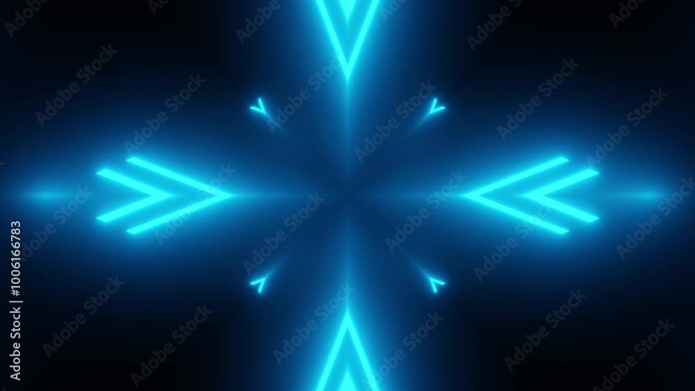abstract looped 3d background. flashing orange and blue lights on black background. 3d render abstract looped 3d background. flashing orange and blue lights on black background. 3d render