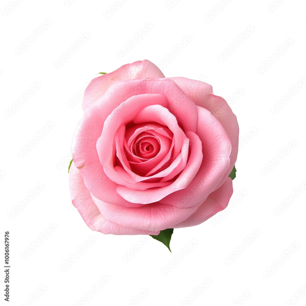 Pink Rose Flower Isolated on White Background Pink Rose Flower Isolated on White Background