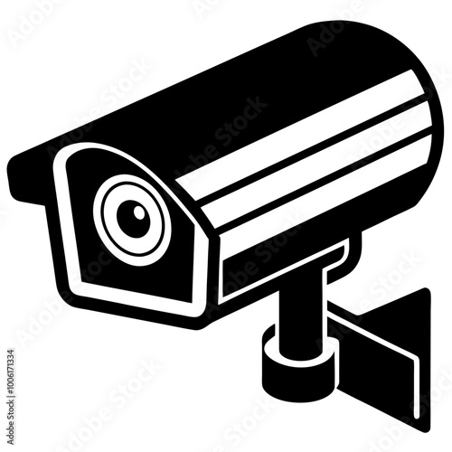 CCTV camera icon with Transparent Background Clipart