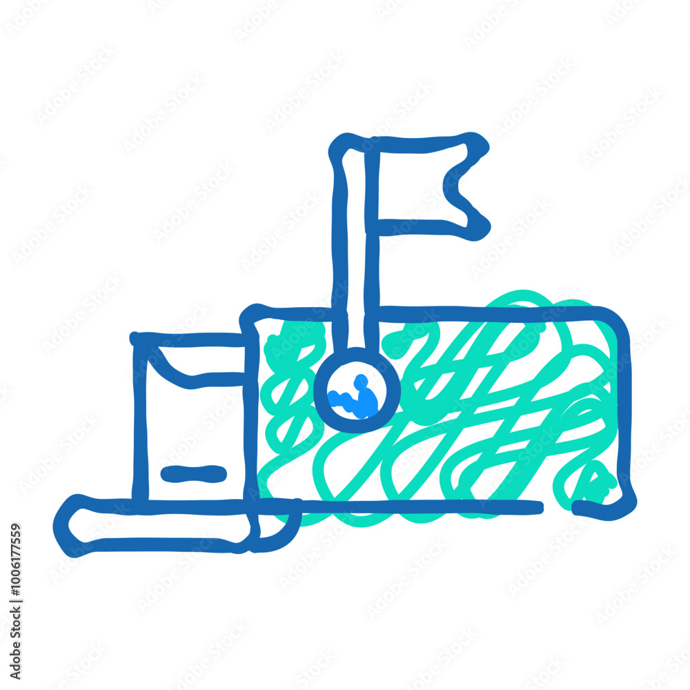 direct mail advertising doodle icon sketch vector. direct mail advertising sign. isolated symbol illustration direct mail advertising doodle icon sketch vector. direct mail advertising sign. isolated symbol illustration
