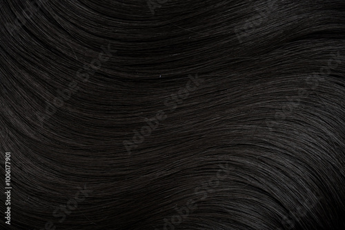 Quadro su tela Brunette or black hair