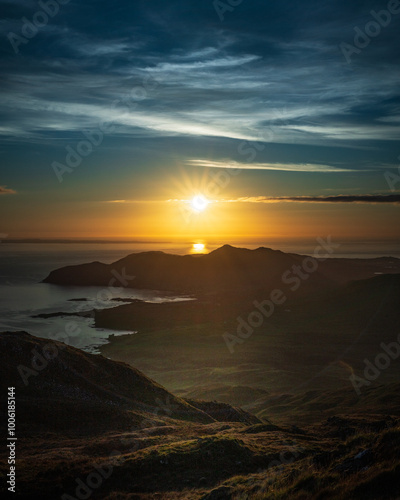 Sunset over the Ardnamurchan Peninsular