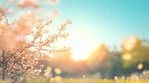 Serene Blossom in Gentle Evening Light